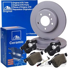 ATE BREMSSCHEIBEN + CERAMIC BEL&Auml;GE VORNE f&uuml;r MERCEDES E-KLASSE W212 S212 W207