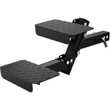 2-Step Hitch Step for 2 in Receiver  Foldable Dog Stairs, Adjustable Height,...