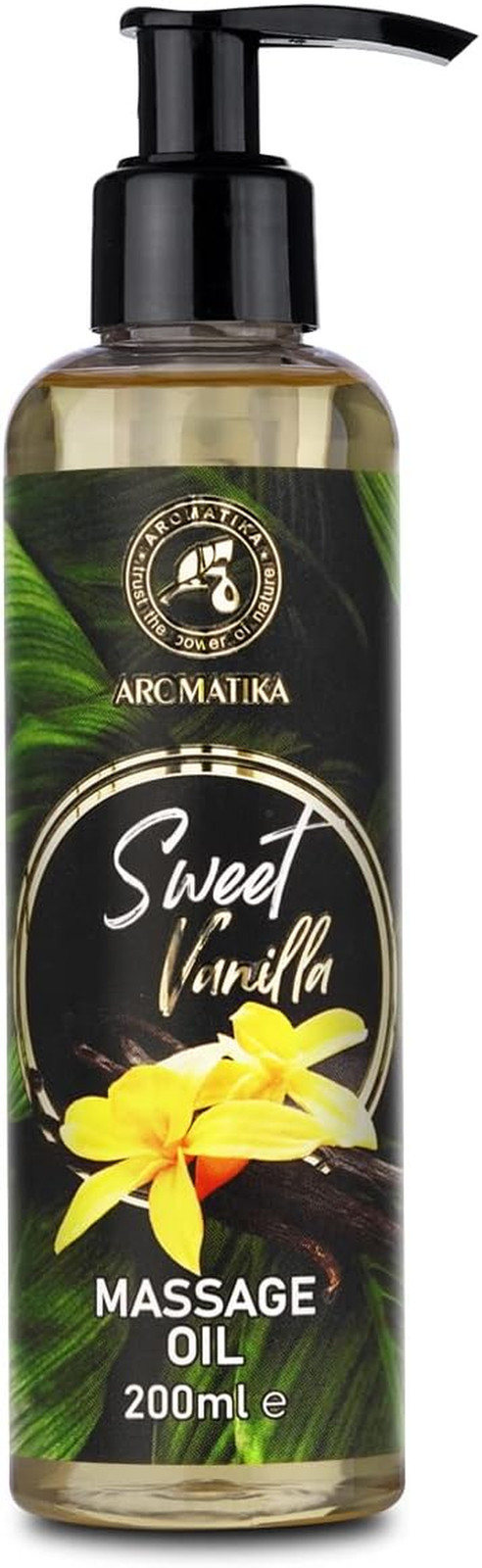Olio Massaggio Vaniglia Dolce 200 Ml - Olio Corpo Vinaccioli - Jojoba - Mandorle