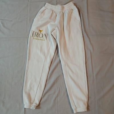 Under Armour Project Rock Rival Fleece Iron Paradise Joggers White Clay XS