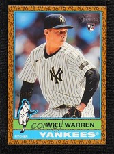 2025 Topps Heritage Color of the Year 45/76 Will Warren #281 1mq2
