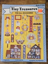 Vintage 1989 TINY TREASURES FOR ALL OCCASIONS Darice Inc Do It Yourself Crafts 