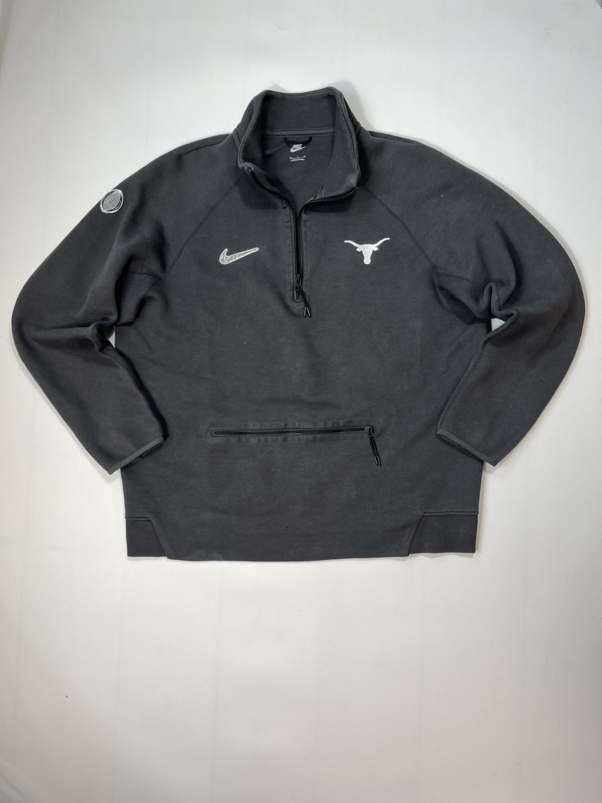 Nike Herren Tech Fleece 1/4 Zip Texas Longhorns Gr. XL Playoff CFP Sweatshirt