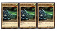 Yugioh- 3X The Dragon Dwelling in the Cave - Common - 1st - YS15-ENL03 - NM