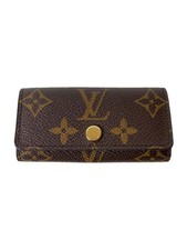 LOUIS VUITTON Multicle 4 Monogram Canvas BRW Blue PVC BRW Monogram Men's