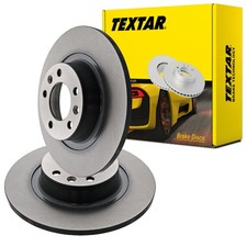2X TEXTAR BREMSSCHEIBEN HINTEN 290mm VOLL PASSEND FÜR PEUGEOT 407 | 92195803