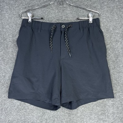 Chubbies Everywear Shorts Men s M Black Stretch Drawstring 6  Inseam