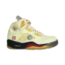 Air Jordan 5 Retro x Off White "Sail  