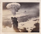 Original WWII AAF Aerial Photo ATOMIC BOMB MUSHROOM CLOUD HIROSHIMA JAPAN 132
