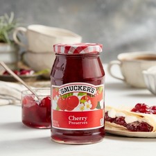 4 pack Smucker's Cherry Preserves, 18 oz