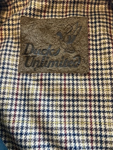 Vintage Ducks Unlimited Jacket Mens L Green Chore Coat Barn Outdoor Pockets - Picture 10 of 12