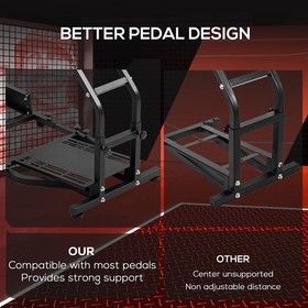 Supllueer Adjustable Racing Simulator Cockpit Stand Fits Logitech G920 G29 G923