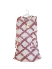Entro Tie-Dye Long Sleeve Sweater Dress Boho 