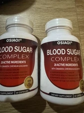 Blood Sugar Complex w/ Cinnamon, Chromium & Mulberry 120 Capsules 2pk