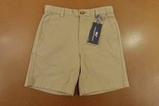 Vineyard Vines Boys Size 8 Khaki Stretch Cotton Breaker Shorts NWT