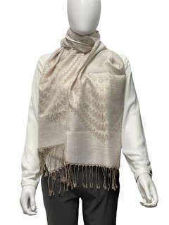 PASHMINA SCHAL 70 X 170 CM IN NATUR SOGNI D´ORO SCHMUCKJAGD