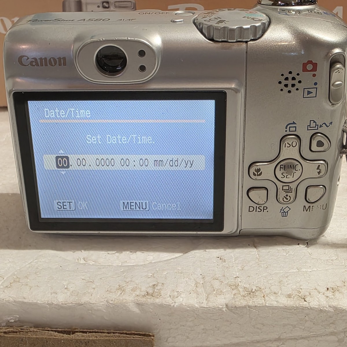 Canon PowerShot A460 5.0MP Digital Camera - Silver for sale online
