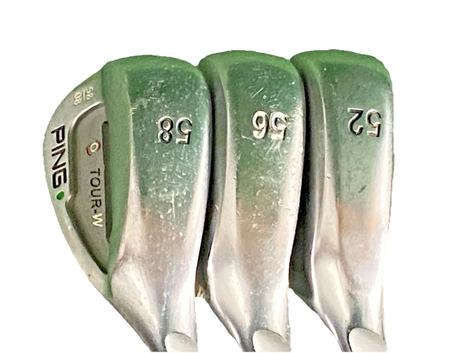 Juego de cuñas Ping Tour W 52 Gap 56 arena 58 lóbulo punto naranja diestro acero rígido nuevas empuñaduras Foto 2 de 4