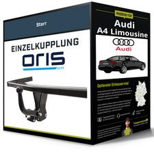 Starre Anhängerkupplung für AUDI A4 Limousine 11.2000-10.2004 Typ 8E/B6 Oris NEU