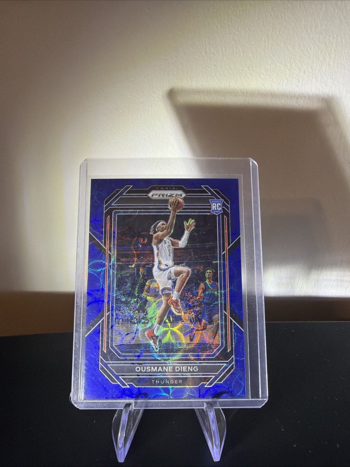 2022-23 Panini Prizm - Ousmane Dieng #224 Choice Blue Prizm /49 (RC)