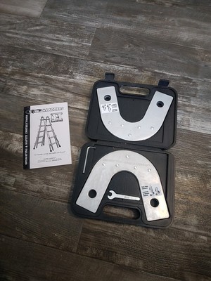 Gorilla Ladders 4 In 1 Static Hinge Bracket Set With Storage Case and Wrenches