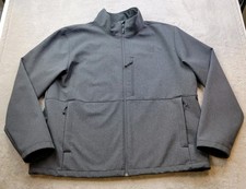 The North Face Apex Bionic 3 Jacket Mens XXL Gray Softshell Full Zip Pockets