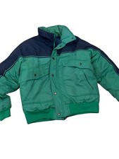 VTG Pacific Trail Goose Down Meduim , Color Block, Puffer Ski Coat Retro 80S