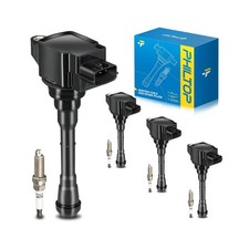 PHILTOP Ignition Coil Pack and Iridium Spark Plugs Fits for Nissan 2013-2017 ...