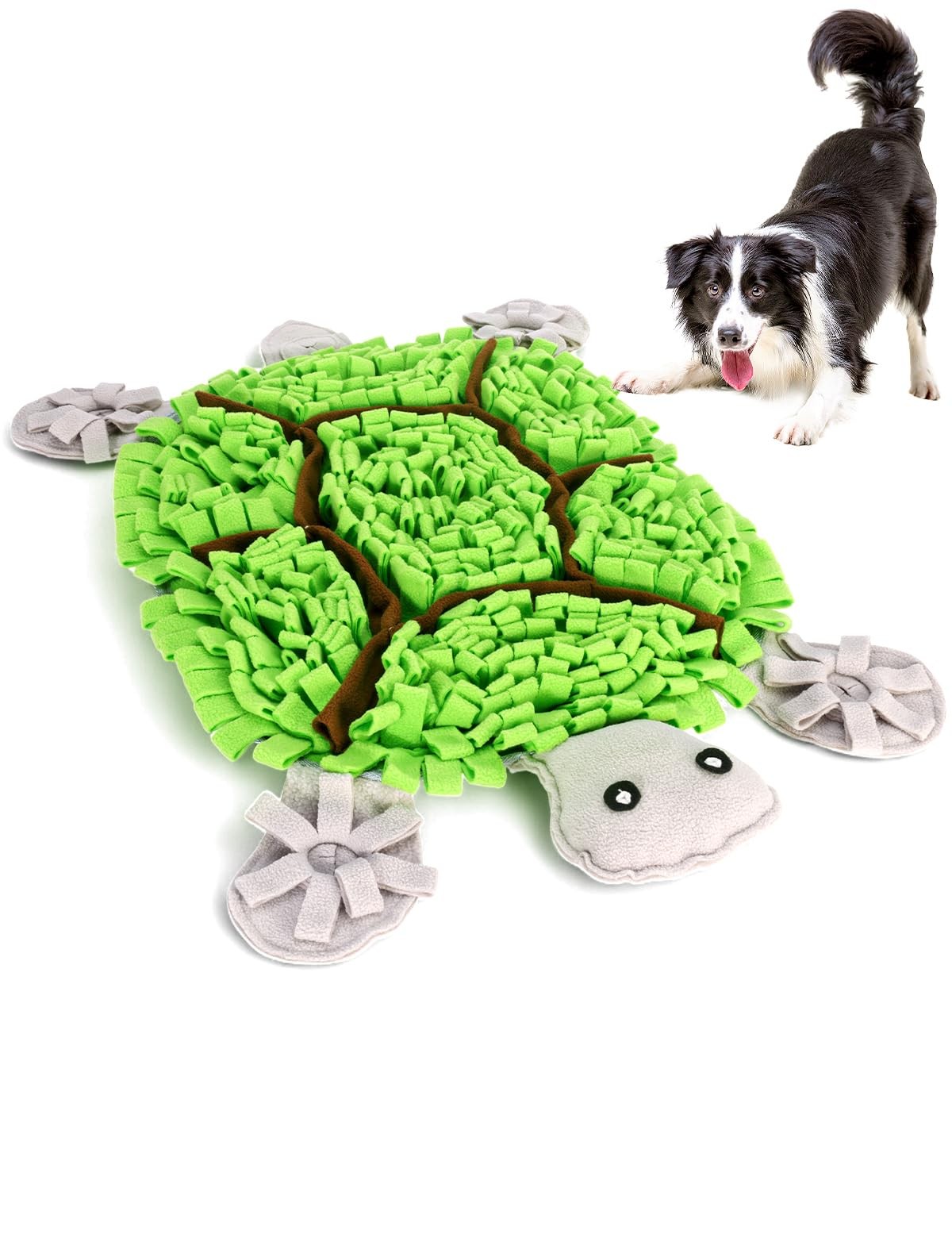Snuffle Mat for Dogs, Turtle Design 28.8''&times;22.8 ''Inch Larg