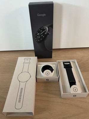 Google Pixel Watch 4 45 Wi-Fi Smartwatch, 150-215, Obsidian - 4 Monate alt