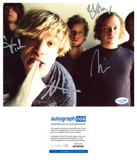 ‘Cage The Elephant’ Band Signed 8x10 Photo Matt Shultz +3 ACOA