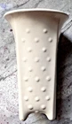 Vintage Nelson McCoy Pottery Cream Hobnail 6 inch Vase Footed