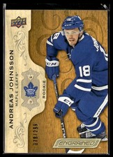 2018-19 Upper Deck Engrained Andreas Johnsson Rookie 078/299 Toronto Maple Leafs