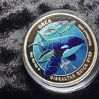 Guy Harvey Art Orca Sportfish 2016 Round  1 Troy oz..999 Fine Silver #0083 Color