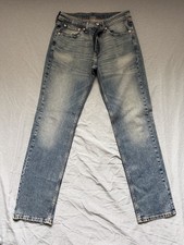 Levi Strauss & Co. Mens Straight Blue Denim J...
