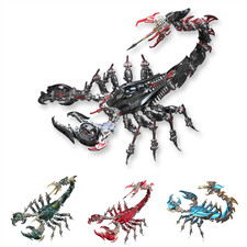 Mechanical Scorpion 3D Metal Puzzle Kit Steampunk Robot Model Toys 1073 Pieces