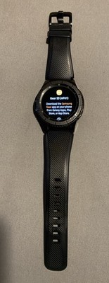 Samsung Gear S3 Frontier 46 mm Steel Case with Black Silicone Band Smart Watch