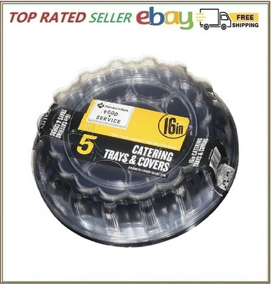 Member's Mark 16'' Catering Tray with Covers (5 ct.)