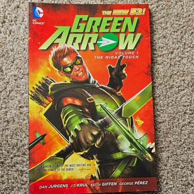 DC Comics Green Arrow The New 52 TPB Lot Vol 1-4 Midas Touch Harrow