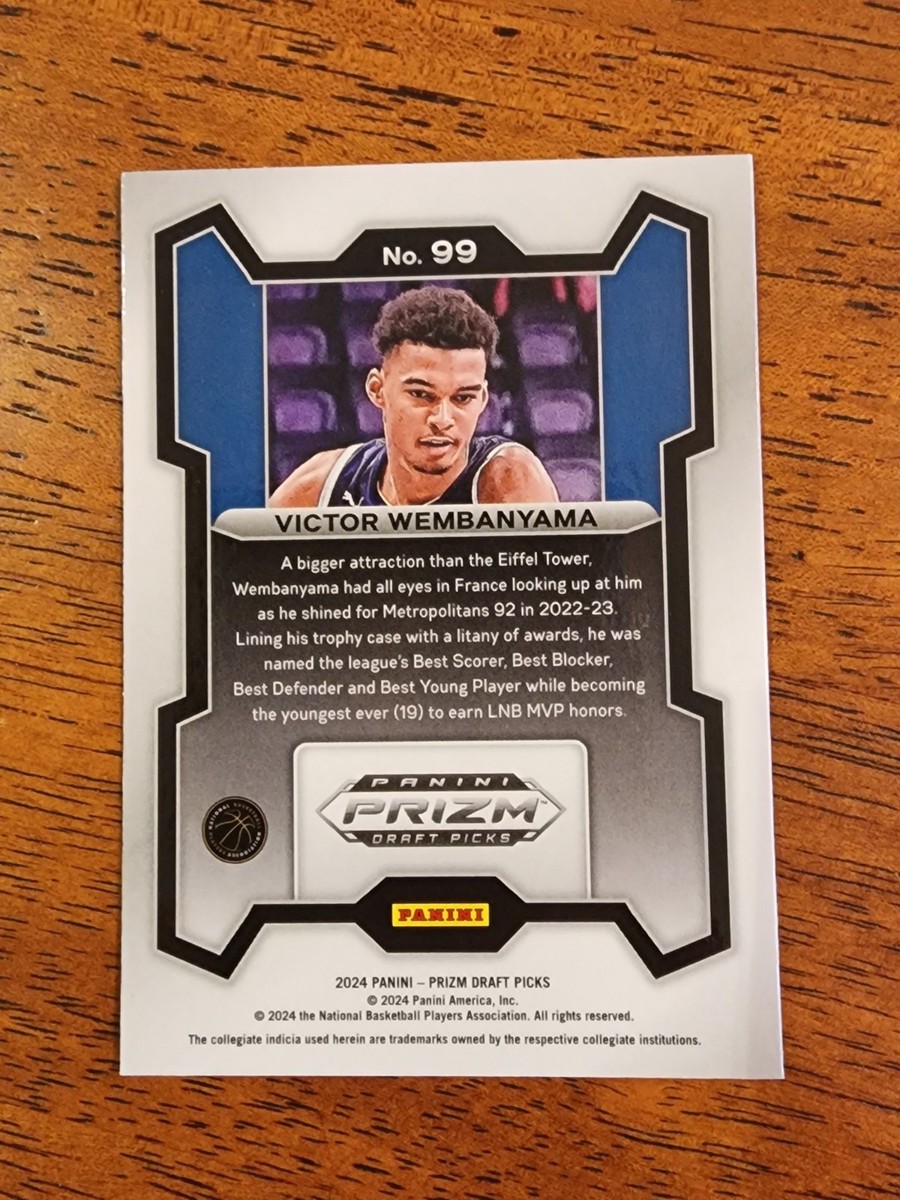 Victor Wembanyama 2024 Prizm Draft Picks #99 | eBay