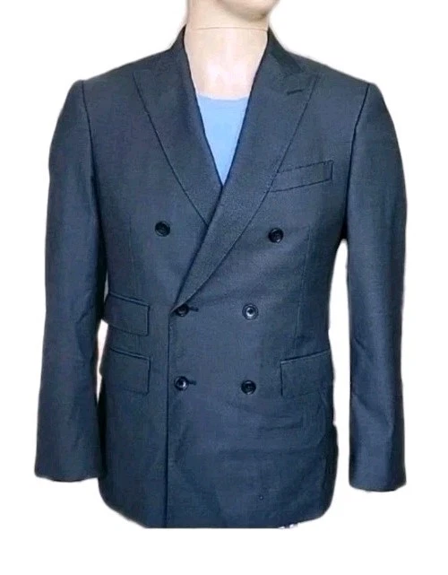 Blue Classic Double-Breasted Suits & Blazers for Men for sale | eBay