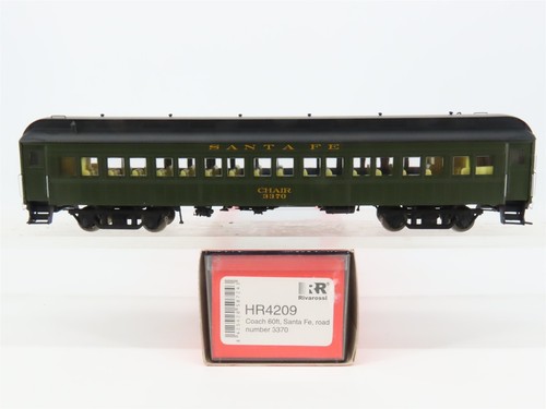 Coche de pasajeros Rivarossi HR4209 ATSF Santa Fe Railroad 60' escala HO #3370 | Condition: Used