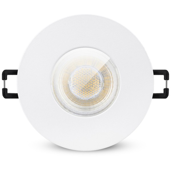 Led Einbaustrahler IP65 Warmweiß GU10 2W Einbauspot Badlampe Spot Deckenlampe-image