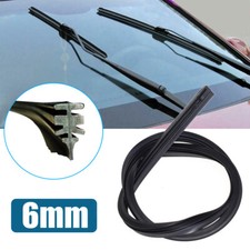 1X 26" 6mm Cut to Size Universal Van Car Replacement Rubber Wiper Blade Refill 