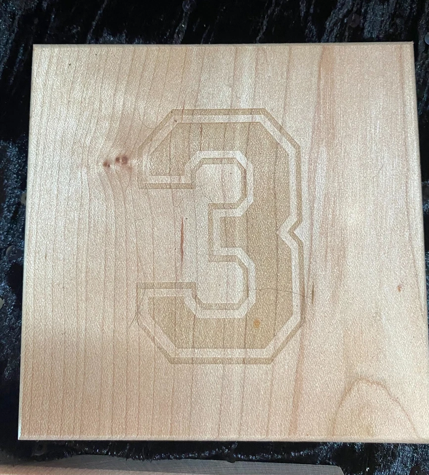 Set of Four Man Crates Atlanta Braves Wooden Coaster With Bottle Cap Opener  - Image 2 of 4