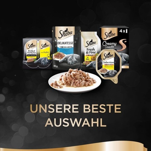 SHEBA Adult Katzenfutter nass - 32x85g Schalen - Geflügel Variation in Sauce - N - Bild 7 von 15