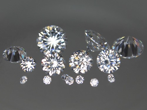 White CZ Cubic Zirconia Loose Gemstone Round Oval Octagon Marquise Heart Square - Picture 7 of 48