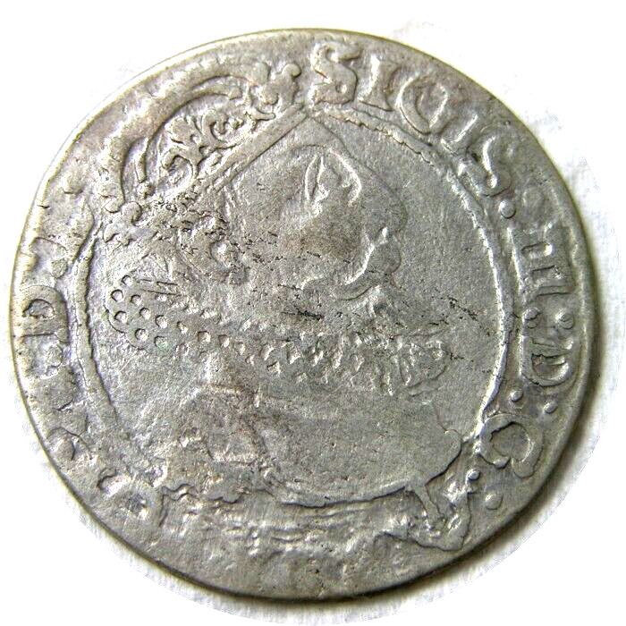 elf Poland - Lithuania Commonwealth 6 Groschen 1625  Sigismund III