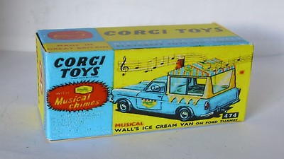 Repro Box Corgi Nr.474 Musical Walls Icecream Van