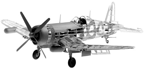 Kit de avión modelo de madera Guillow's Grumman F6F Hellcat Balsa, avión de la Segunda Guerra Mundial gui-503 - Imagen 3 de 10